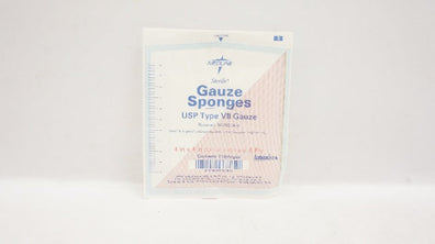 Medline NON21448 USP Type VII Gauze Sponges 4In x 4In 8-Ply Pack of 2